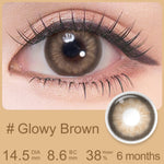 [New Style]Magister Softlens Minus Blush Girl Series Buff Brown 14.2mm~14.5mm Contact Lens 6Months
