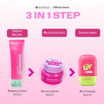 Emina Skin Diner Package 3pcs - Paket Skincare Moisturizer Serum Face Wash Sunscreen Pigmentation Brown Spots Pore Size Acne Collagen Boost