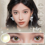 Magister Softlens Minus Brown Series 1pasang lensa kontak warna 14.0~14.5mm dubai Seri Coklat 6Bulan
