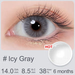 Magister Softlens Minus Gray Series Colored Lenses 14.00mm-14.50mm Seri abu-abu Sepasang 6Bulan