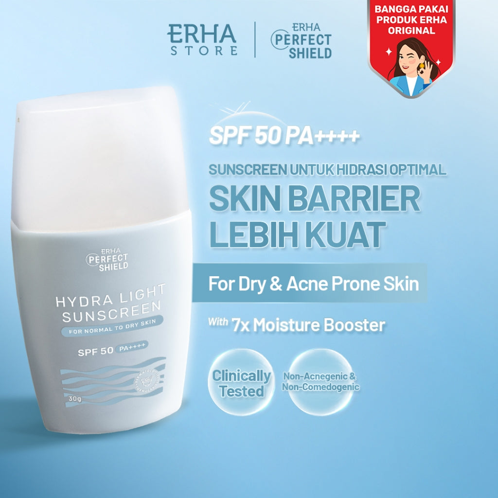 ERHA Perfect Shield Hydra Light Sunscreen SPF50/PA++++ - Sunscreen Kulit Kering