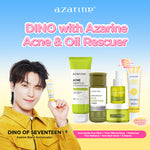 [BUY 5 GET 10] Azarine Acne & Oil Rescuer [5 PCS] Acne Gentle Face Wash Kulit Berminyak Pembersih Wajah+Toner Mild purifying+Pure Radiance Moisturizer untuk Mencerahkan Kulit Kusam+Acne Spot Serum Obat Totol Jerawat+Invisipore Primer Sunscreen SPF 50 PA++