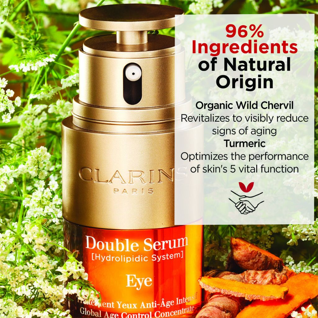 CLARINS Double Serum Eye 20ml - Anti Aging Eye Serum / Serum Mata Anti Penuaan / Lingkar Hitam