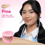 Glowsophy Bundle 2in1 Skinlike Glow Set Cover Glow Serum Cushion + Watermelon Brightening Moisturizer 100 ml  Glow Finish Cushion Ringan dengan Medium Coverage Gel Pelembab Wajah Mencerahkan Kulit Bercahaya