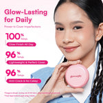 Glowsophy Bundle 2in1 Cover Duo Radiance Set Cover Glow + Cover Fit Serum Cushion Long Lasting All Day - Glow Matte Finish Cushion Ringan dengan Medium Coverage Menyamarkan Pori-Pori dan Garis Halus Cushion Kulit Asia Foundation Waterproof Make Up Setting