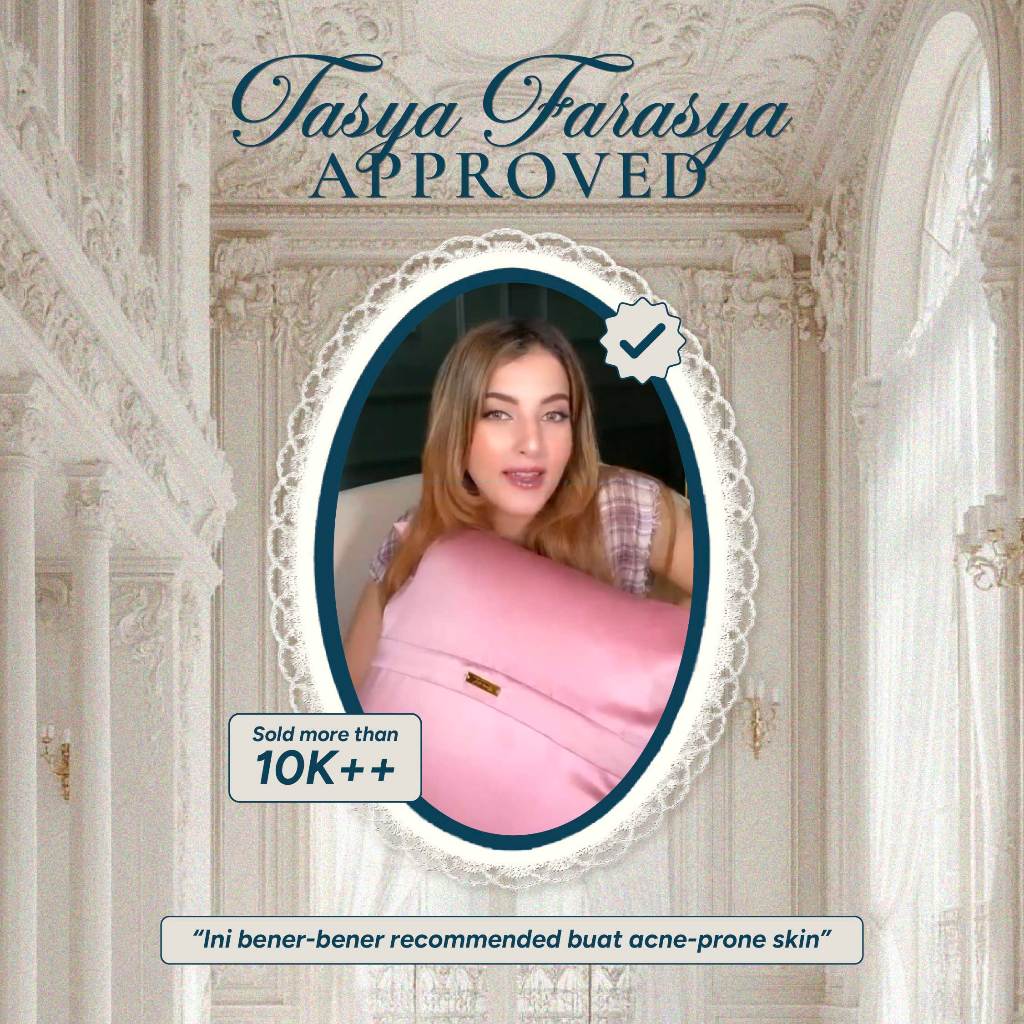 Sarung Bantal PREMIUM Satin Silk Terli Beauty (Queen Size)