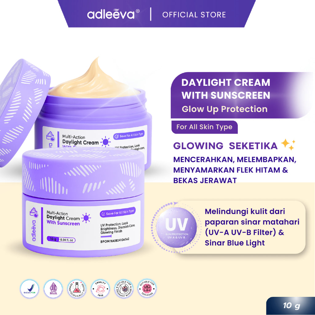 ADLEEVA Daylight Cream With Sunscreen Glow Up Protection (With Spf 35 PA+++)