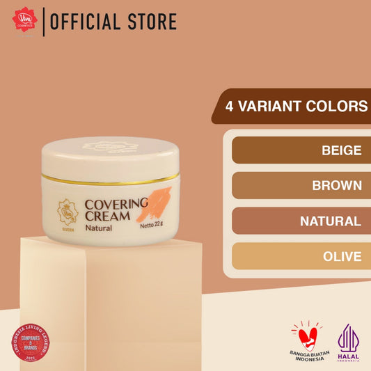 Viva Queen Covering Cream (WATERPROOF) - 22gr (Tersedia 4 Varian Warna)