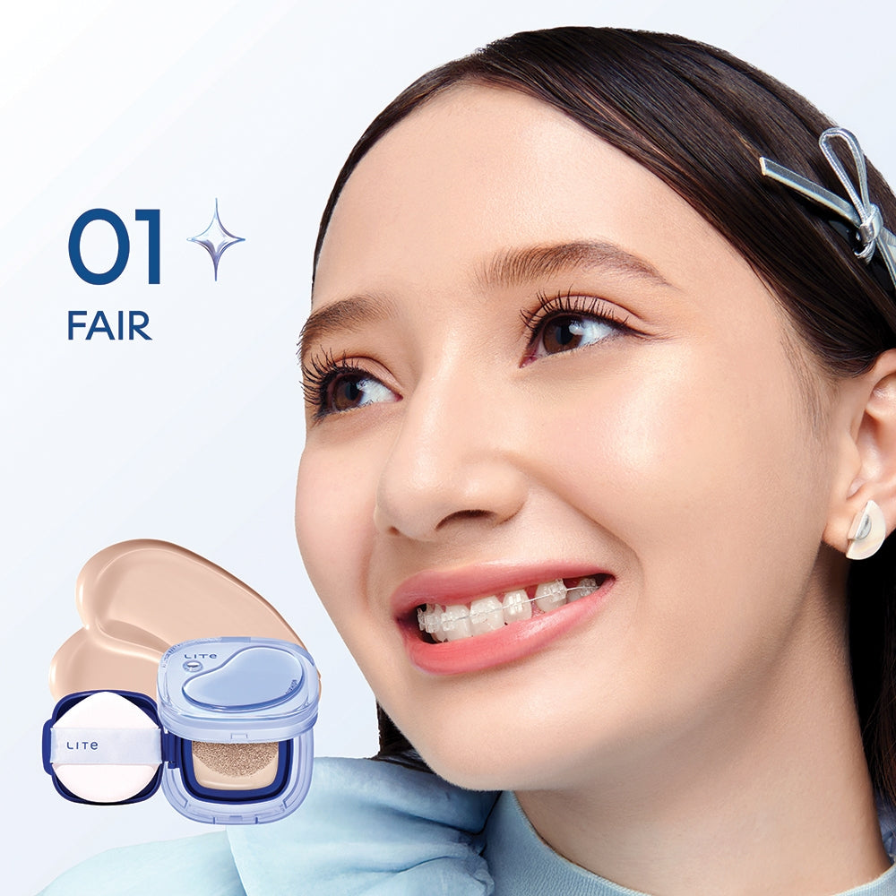 NEW LAUNCH! Wardah Lite Skin Filter Cushion 11 g - Wardah Skin Filter Cushion - Make Up Ringan Tahan 8 Jam - Flawless Coverage Powder Foundation Glad Setting BB Cream Soft Satin and Glow | Lightening | Light Plus | Light + | Lightplus Makeup