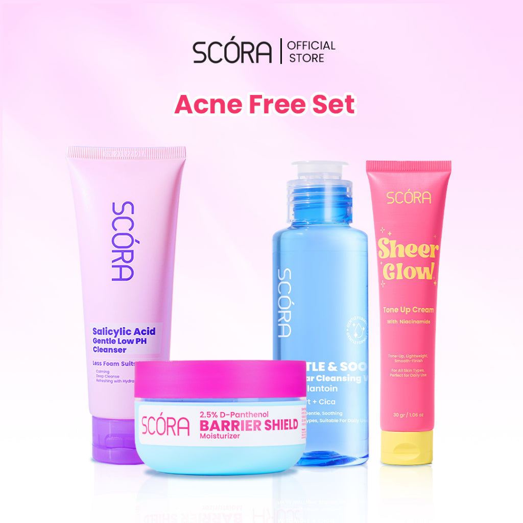 [READY] BUNDLE 4in1: LOVE YOUR SKIN SET with Sheer Tone Up Cream 20 Gr