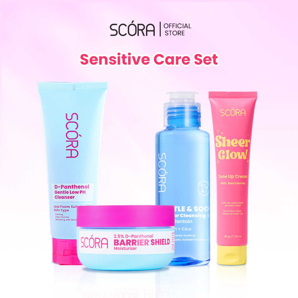 [READY] BUNDLE 4in1: LOVE YOUR SKIN SET with Sheer Tone Up Cream 20 Gr