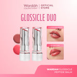 NEW! WARDAH Glossicle Peptide Balm - Ombre Glossicle - Dilengkapi dengan Peptide & UV Filter - Memperkuat Lip Barrier - Tidak Lengket- Glossy - Lip Balm -Lip Tint - Makeup - Natural Gloss - Glossy - Tinted Balm