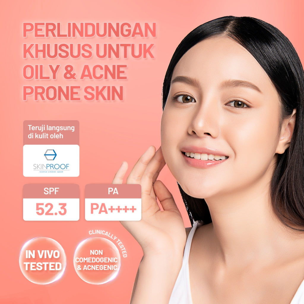ERHA Perfect Shield Clearly Light Sunscreen SPF50/PA++++ - Sunscreen Kulit Berminyak