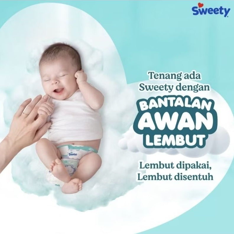 Sweety Silver Cloud Soft Popok Perekat Bayi NB-S 40 pcs