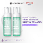 SOMETHINC [2 PCS] Paket Calm Down Series Skinpair Bubble Cleanser | Sabun Cuci Muka untuk Kulit Sensitif & Iritasi. Meredakan Kemerahan, Memperkuat Skin Barrier, Facial Wash untuk semua tipe kulit