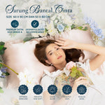 Sarung Bantal Cinta PREMIUM Satin Silk Adem Halus Soulmate Bedsheet King Size Pillowcase Terli Beauty Sarung Bantal Jumbo