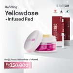 Glawfyskin Paket Infused Red Whitening + Yellowdose Lotion 10%