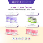 ADLEEVA - [DAPAT 2] Daylight Sunscreen - Night Cream (Acne / whitening)