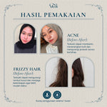 BUNDLE Sarung Bantal dan Guling Set PREMIUM Satin Silk Beauty Boost Pillowcase dan Bolster Case (Queen Size)