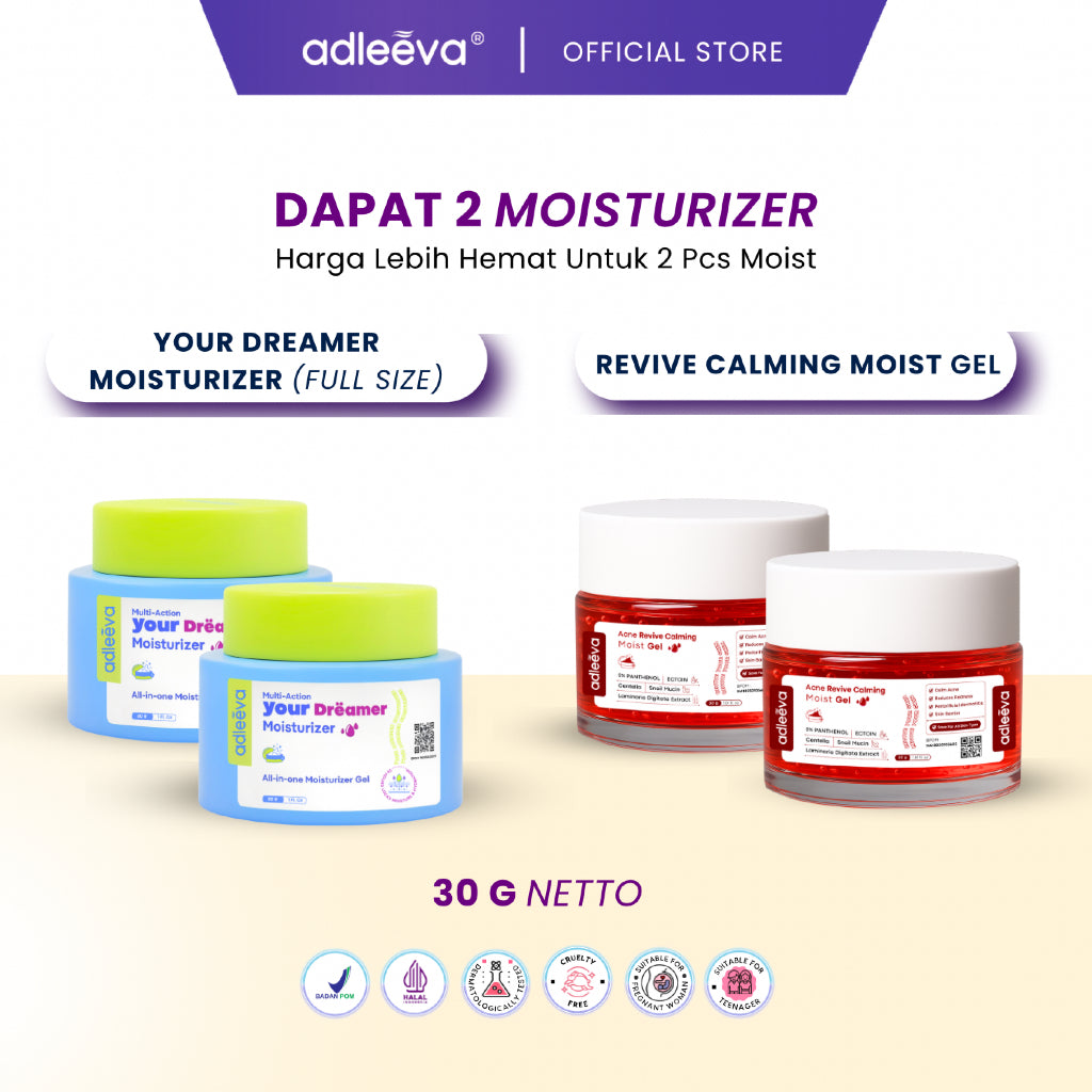 ADLEEVA - [DAPAT 2] YD MOISTURIZER / REVIVE MOIST GEL (Lebih Hemat)