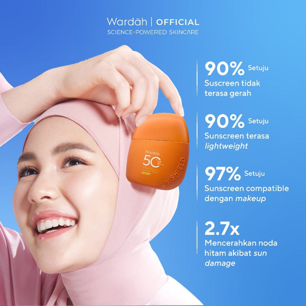 Wardah UV Shield Active Protection Sunscreen Serum SPF 50+ PA++++