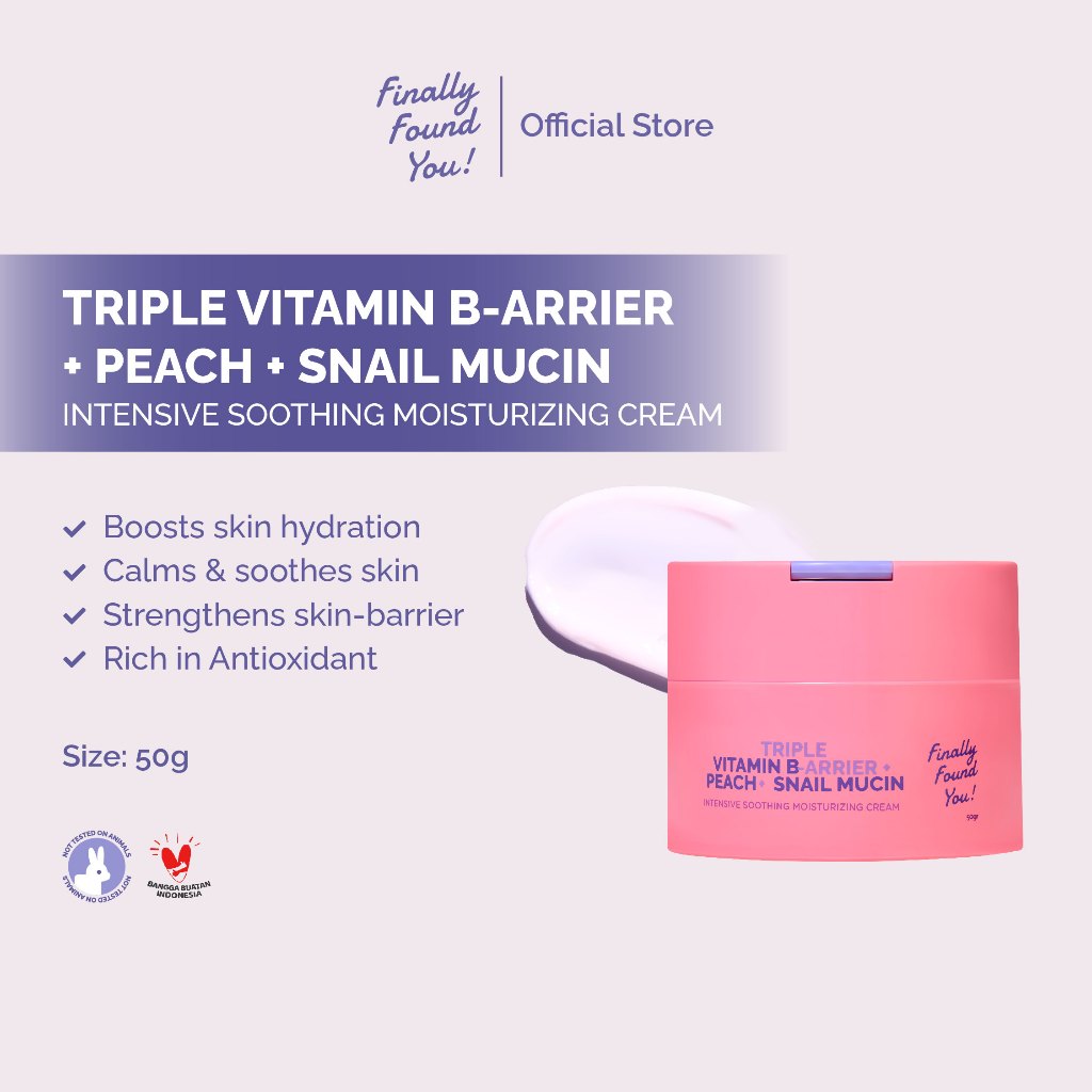 Finally Found You! Bright Balance Kit : Triple Vitamin B-Arrier + Peach + Snail Mucin Intensive Soothing Essence Toner 100mL + Soy Bright! Moisturizer 30gr/Snail Moisturizer 50gr