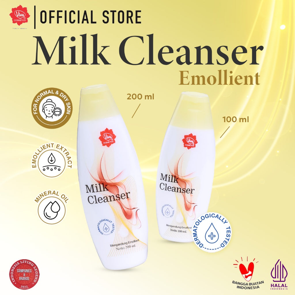 Viva Milk Cleanser Emollient - (100 ml & 200 ml)