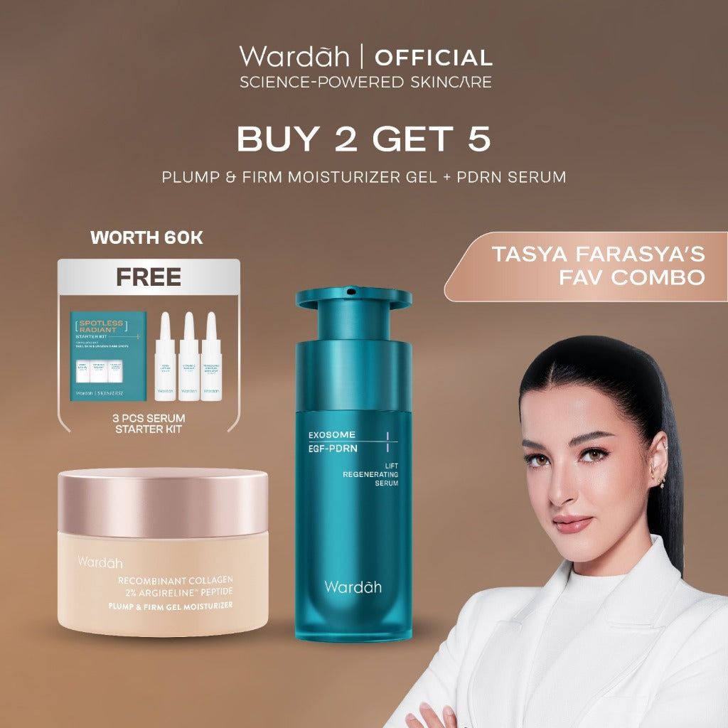 [TASYA FARASYA APPROVED!] Wardah EXOSOME + PDRN Lift Regenerating Serum (Clinic Treatment Serum dengan Salmon DNA & Hifu Result, Glowing, Plumpy, Collagen Serum) - Skincare