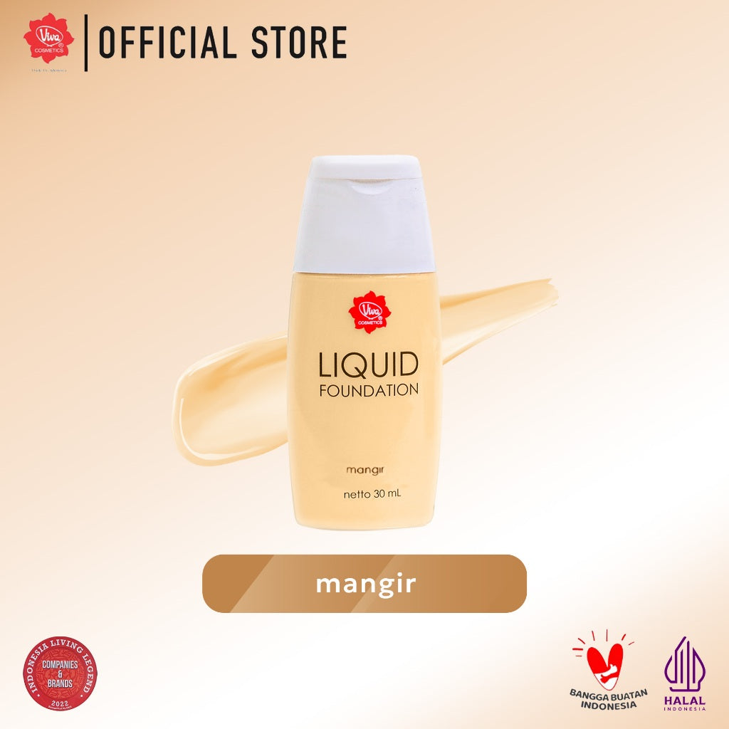 Viva Liquid Foundation 30 ml (Tersedia 5 Varian Warna)