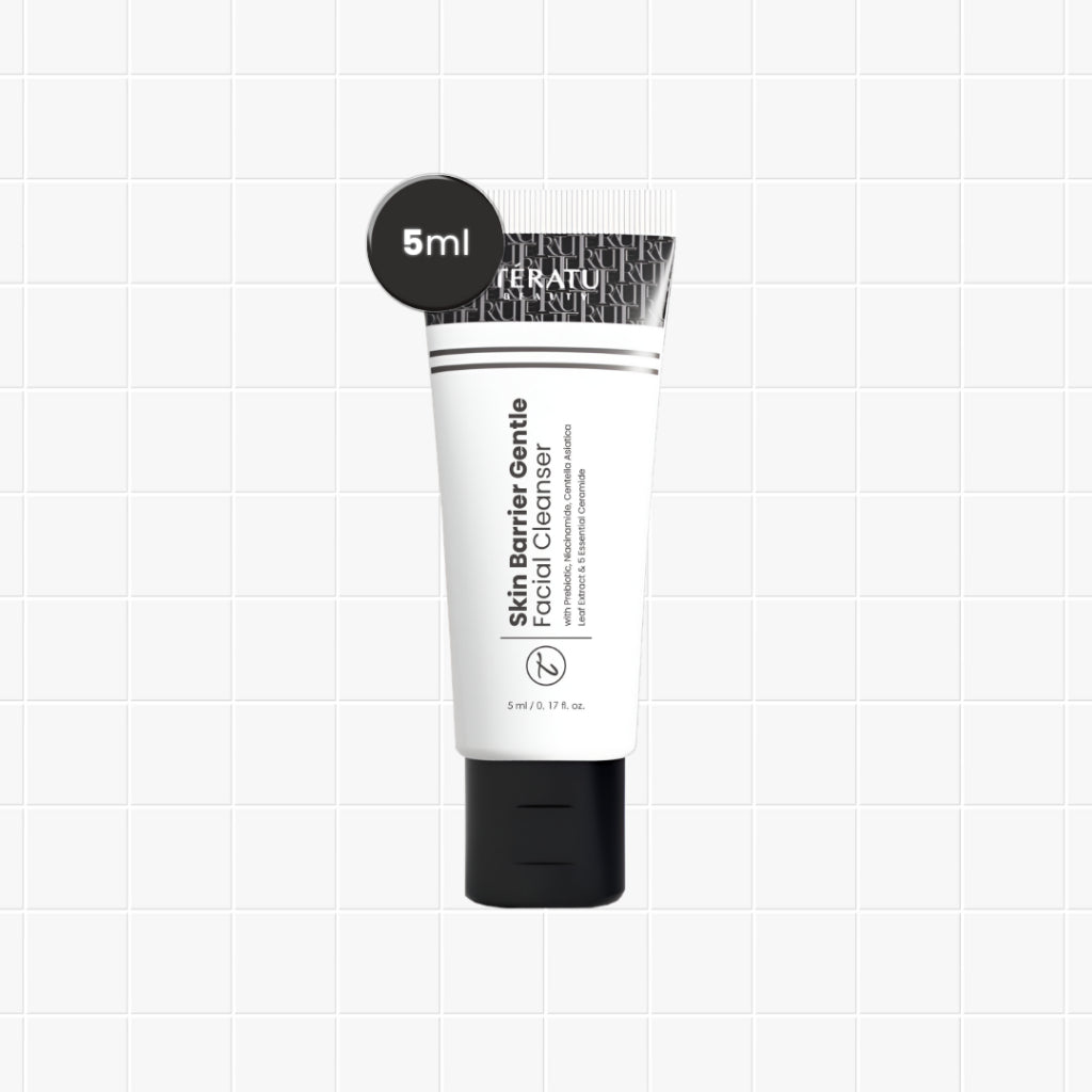 Bundle Hemat TERATU BEAUTY Starterpack Skincare Mini Size (Facial Cleanser, Moisturizer, Sunscreen, Serum, Cleansing Balm)