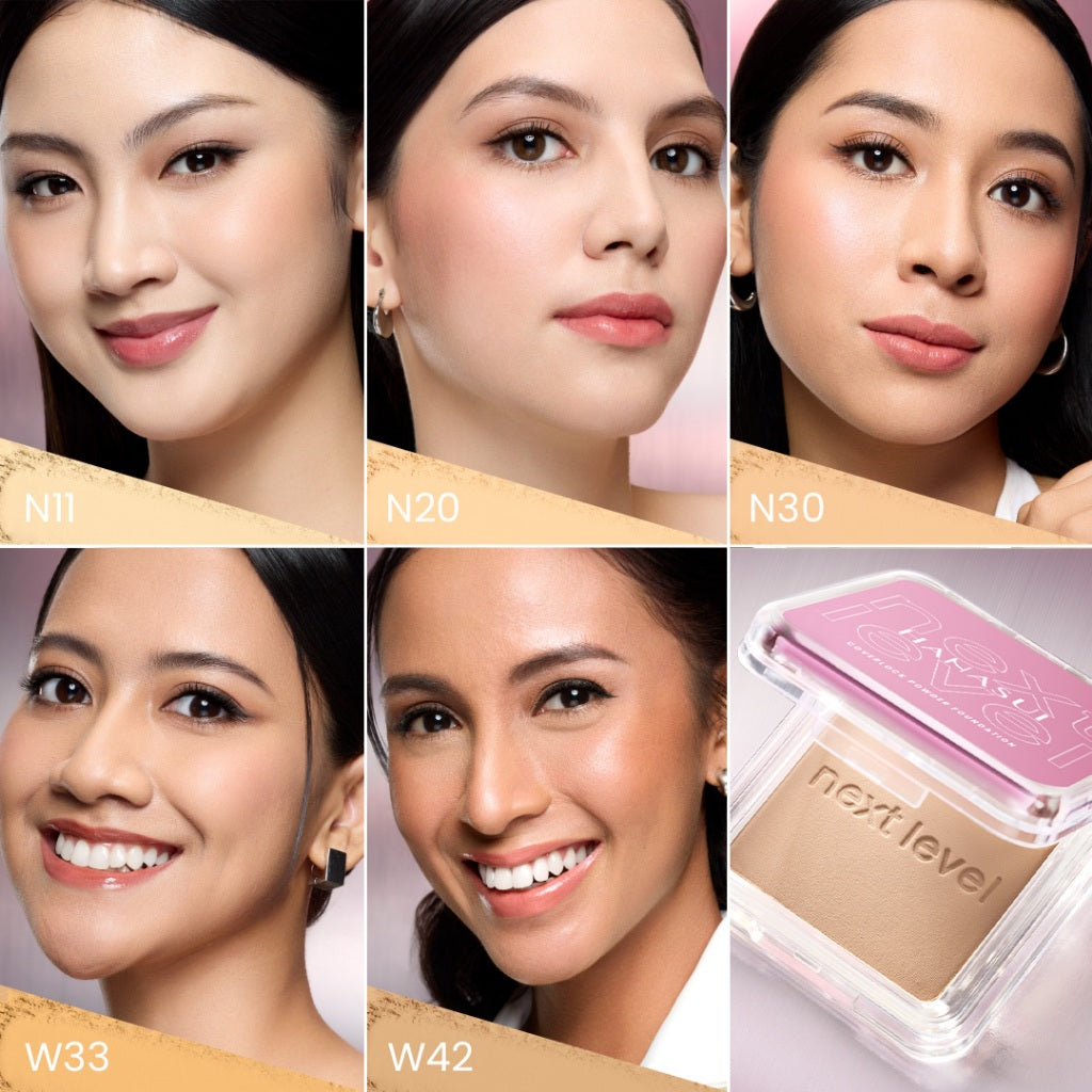 [NEW] Hanasui Next Level Coverlock Powder Foundation - Porefect Blur, Flawless Looking & 4X Oil Control Balance