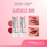 NEW! WARDAH Glossicle Peptide Balm - Ombre Glossicle - Dilengkapi dengan Peptide & UV Filter - Memperkuat Lip Barrier - Tidak Lengket- Glossy - Lip Balm -Lip Tint - Makeup - Natural Gloss - Glossy - Tinted Balm