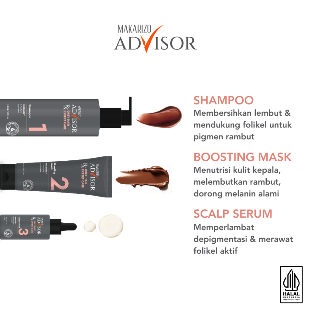 Makarizo Advisor RX Grey Hair Expert Care Scalp Serum 40 mL