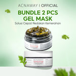 ACNAWAY Advanced Mugwort Gel Mask – Face Mask Gel Masker Wajah untuk Kulit Berjerawat | Mencerahkan, Menghaluskan & Membersihkan Pori | Anti Kusam, Komedo & Minyak | Acne Skincare Brightening & Pore Care Masker Komedo Sleeping Mask Masker jerawat Acne Mas
