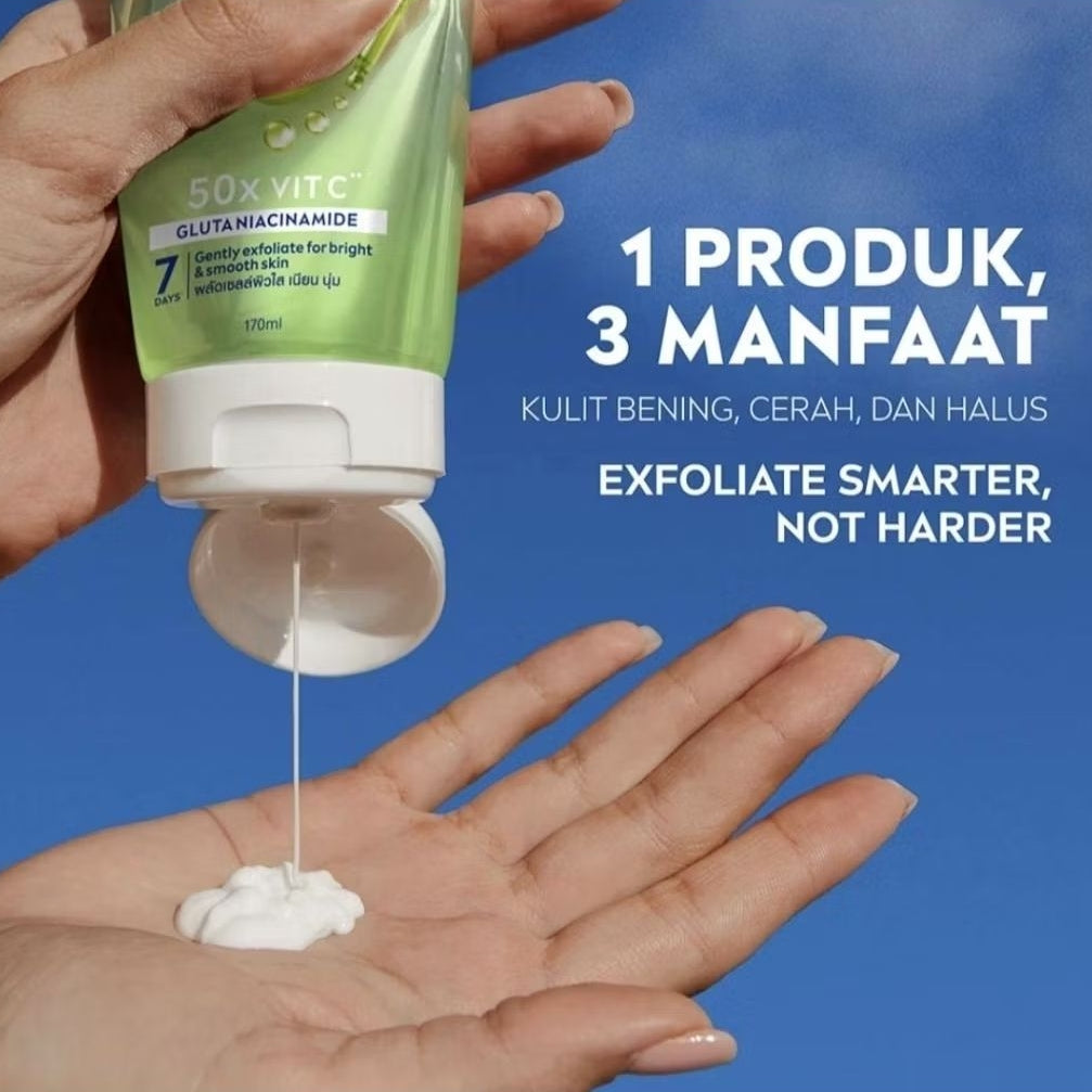 Nivea Extra Bright Serum Eksfoliasi Tubuh Vitamin C & AHA 170 ml