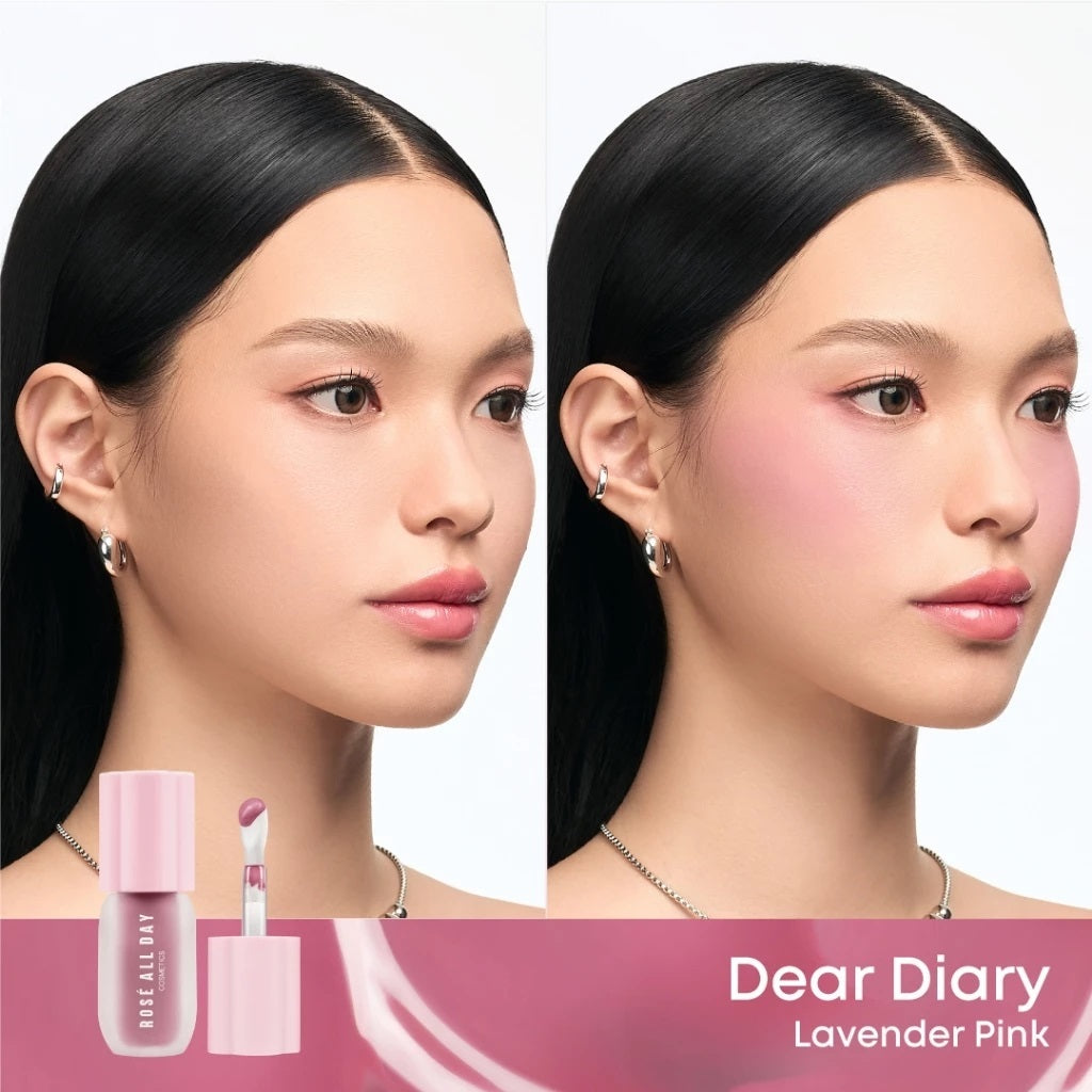 Rosé All Day Cheeky Flush Blush On Cair – Liquid Blush Ringan Hasil Natural