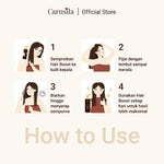 CARUSILA Hair Boost 2in1 Tonic and Serum with Baicapil 3% Anti-Hairfall for Stronger Growth 100ml Tonik Rambut Spray Anti Lepek by Carusila