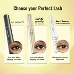 NEW! WARDAH Anti-Gravity Iron Mascara Natural Volumizing - Lengthening Mascara Lentik 24 Jam Tahan Lama, No Clumpy, Smudgeproof, Waterproof - Maskara Jigrak - No Fake Lashes - Bulu Mata Lentik Natural Ringan - Eye Makeup