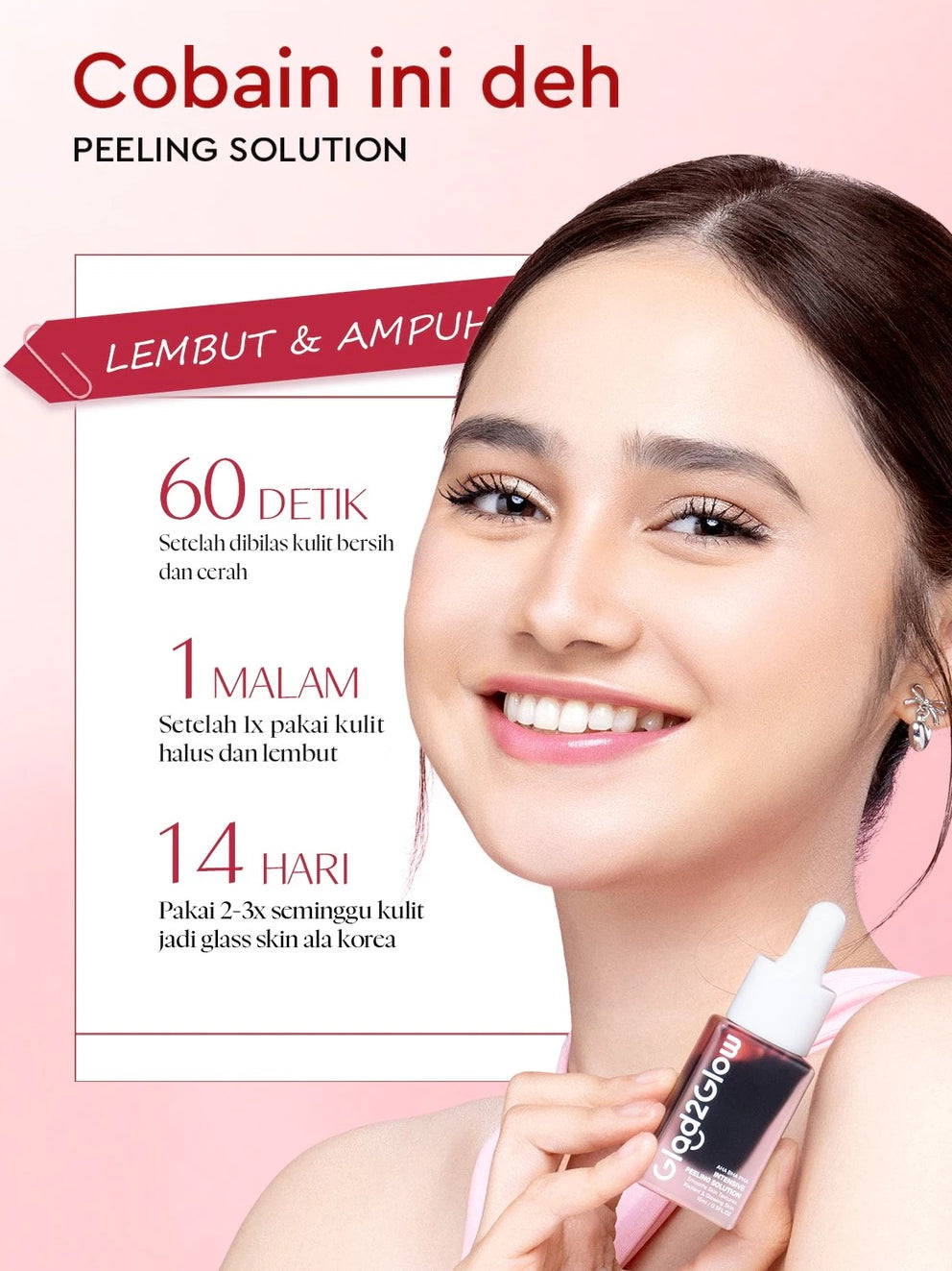 [SET REPAIR&GLOWING]Glad2Glow Glowing&Sehat&Lembap Bundle 4in1-Blueberry Moisturizer+Cerah Krim+Brightening Serum+Pulihkan cleanser+eksfoliasi Toner-skincare Beauty Sets&Packages cream pemutih wajah facial wash eksfoliasi wajah peeling