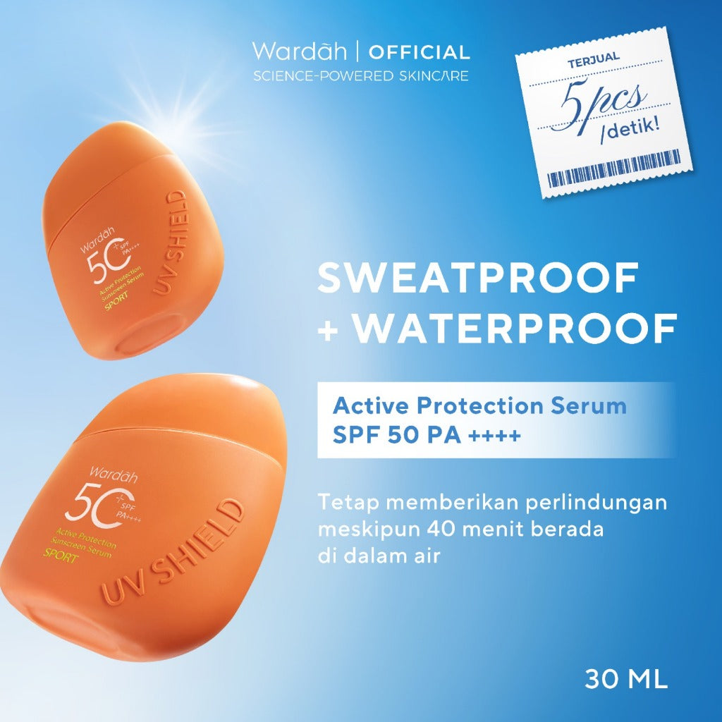 Wardah UV Shield Active Protection Sunscreen Serum SPF 50+ PA++++