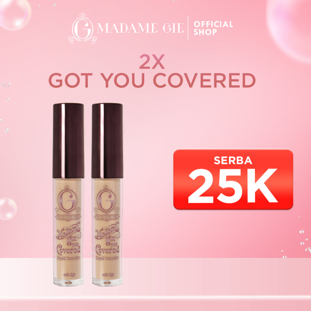 2X Madame Gie Got You Covered - MakeUp Concealer Liquide