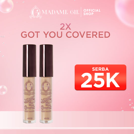 2X Madame Gie Got You Covered - MakeUp Concealer Liquide