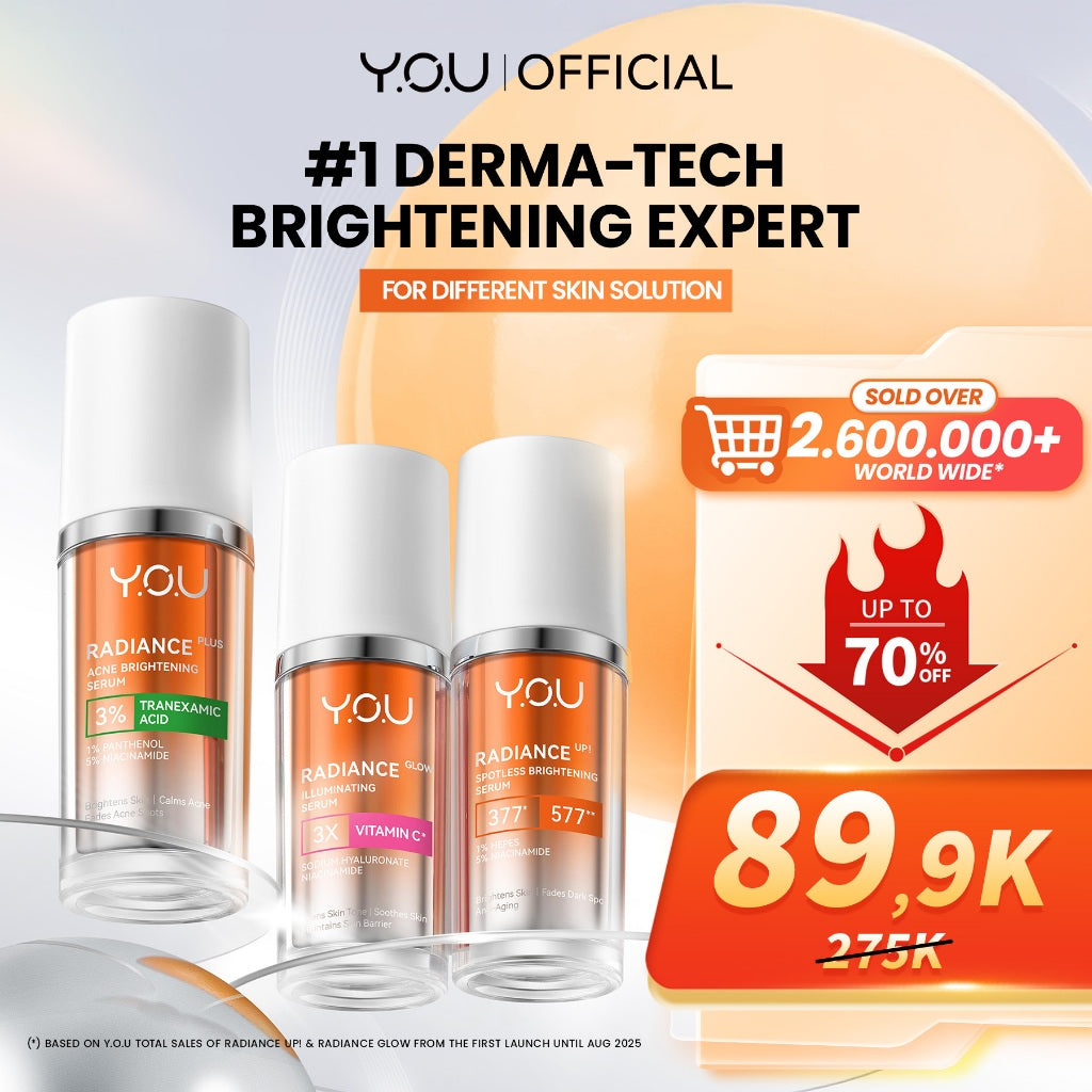 [NEW RADIANCE SERIES] YOU Radiance Plus Acne Brightening Serum | YOU Radiance Glow Illuminating Serum | YOU Radiance UP! Spotless Brightening Serum