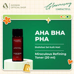 Travel Toner Avoskin Miraculous Refining 20ml-AHA BHA PHA-Eksfoliasi Kulit Wajah