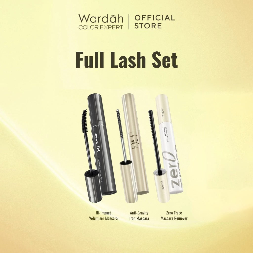 [Wardah Member Exclusive] NEW! WARDAH Mascara - Anti-Gravity Iron Mascara, Hi-Impact Volumizer Mascara, Wardah Zero Trace Mascara Remover - Bulu Mata Lentik Tebal Panjang Natural Maskara Sashfir Ringan Tahan 24 Jam Smudgeproof Waterproof No Clumpy -Makeup