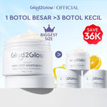 [BIG MOIST]Glad2Glow Yuja Symwhite 377 Dark Spot Moisturizer 100g menghilangkan bekas jerawat brightening night cream day cream Hilangkan Flek & Tenangkan Kulit Skincare Pelembab Esensi Wajah Perawatan Kulit Pelembab Wajah Pembersih day cream tone up g2g