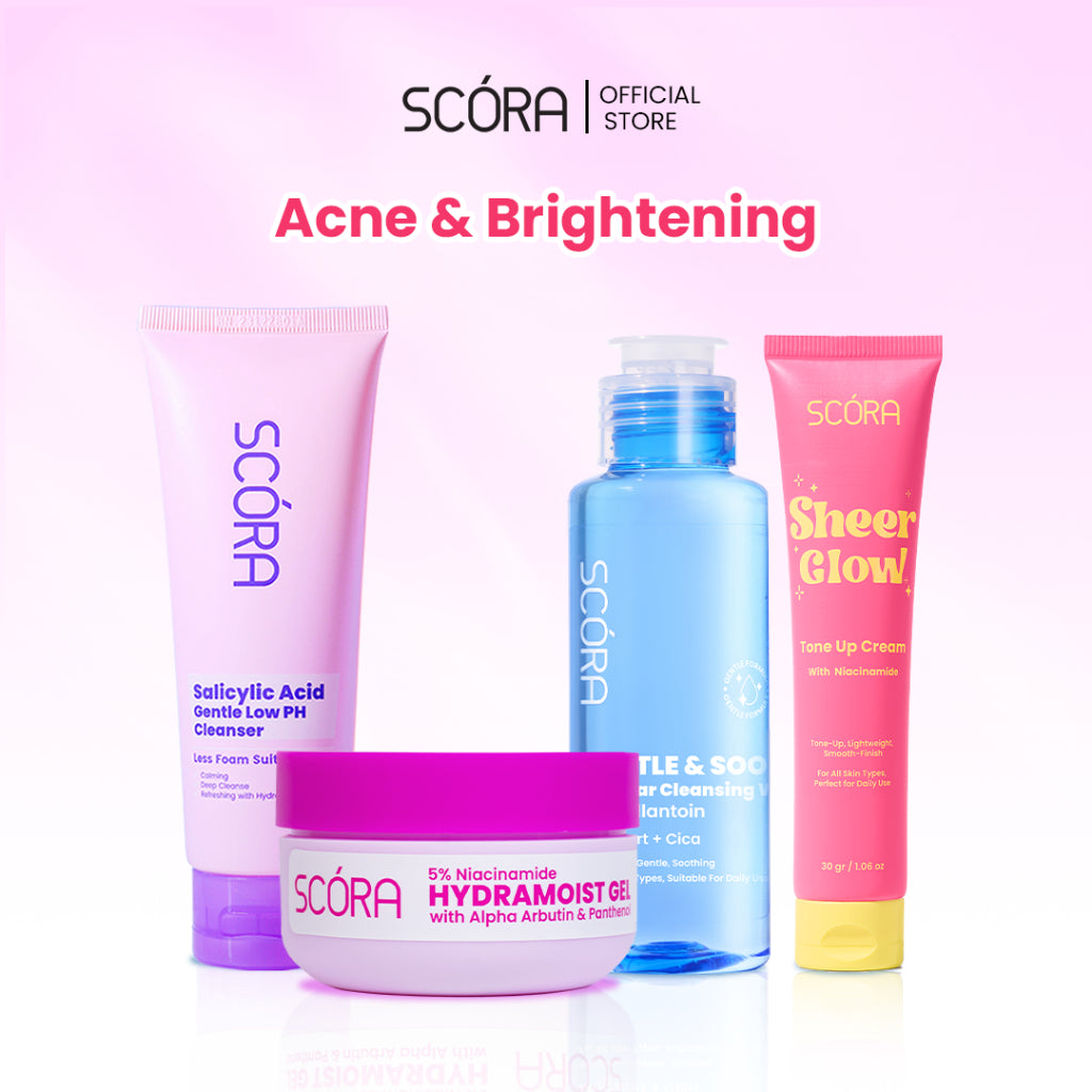 [READY] BUNDLE 4in1: LOVE YOUR SKIN SET with Sheer Tone Up Cream 20 Gr