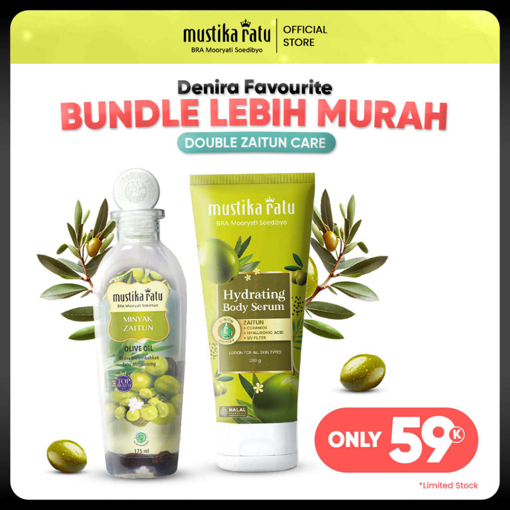 [Special Bundle Denira] Body Serum Zaitun + Minyak Zaitun 175ml