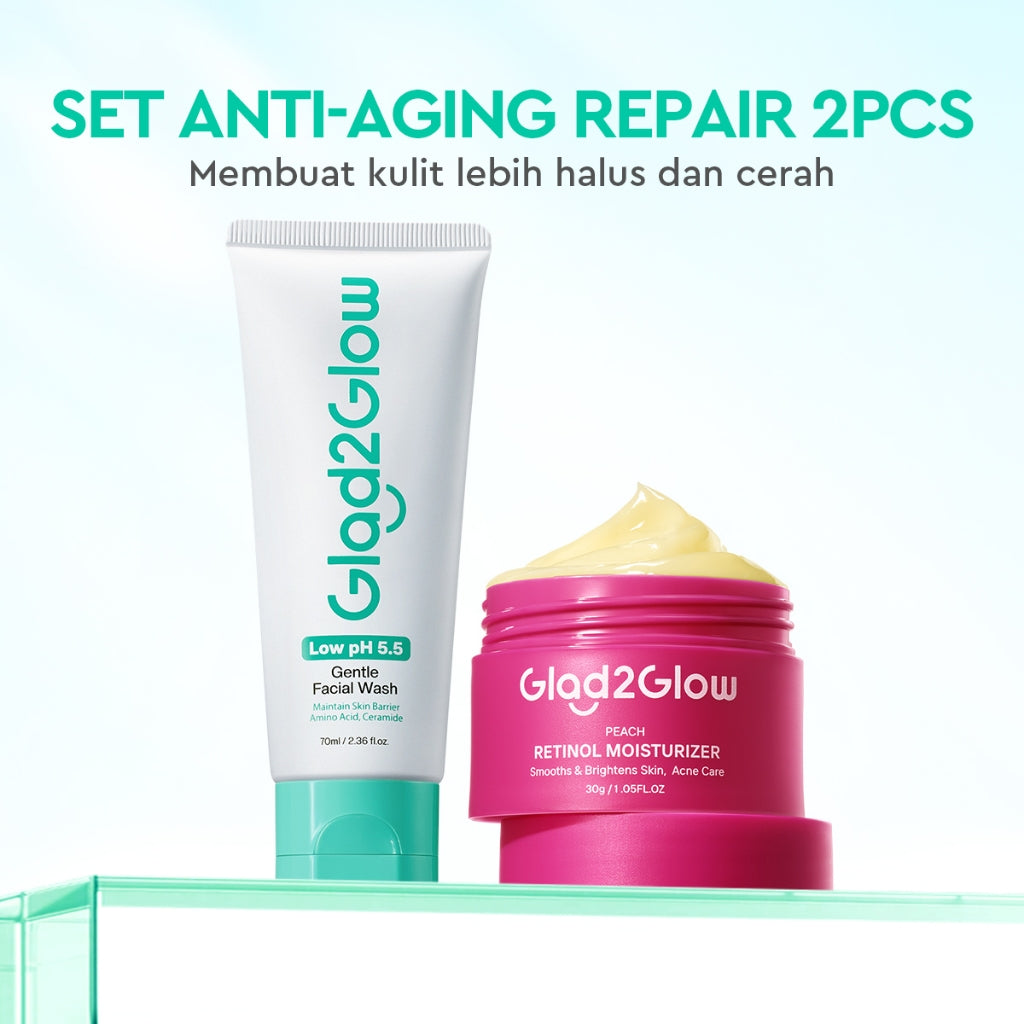 [New]Glad2Glow Low pH 5.5 Gentle Face Wash  Cleanser Pencuci Muka pH Seimbang Sabun Wajah Facial Cleanser sabun cuci muka g2g