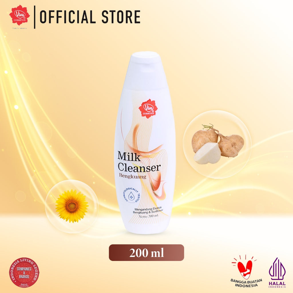 Viva Milk Cleanser Bengkuang (100 ml & 200 ml)